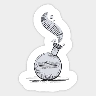 Magic Potion Vintage Light Sticker